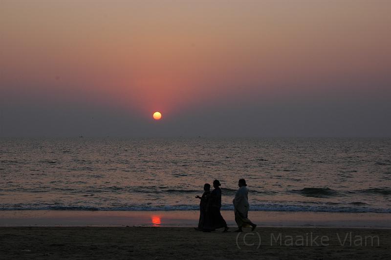 Sunset Calangute Beach5.JPG - (C)M.Vlam 2007 maaike.vlam@gmail.com